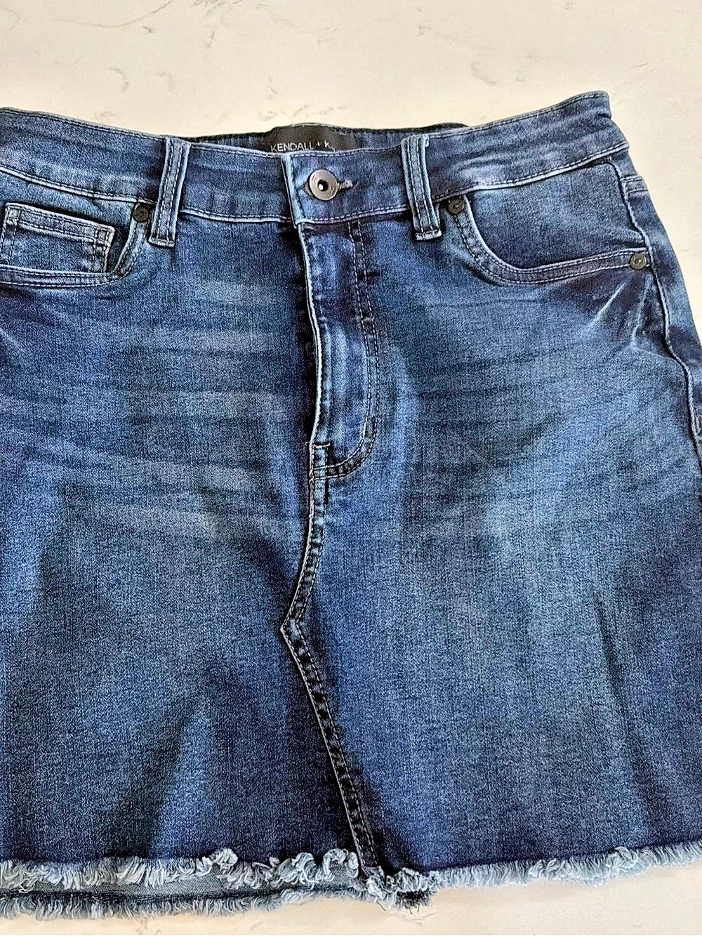 Kendall + Kylie Women's Denim Jean Skirt Waist 29